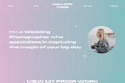 'Gradient Aura' Showit Web Template, a Landing Page Template by maddiedigitalco. (Thumbnail 3 of 5)