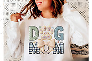 Faux Yarn Dog Mom Sublimation Png, an Illustration by Designking (Thumbnail 4 of 6)