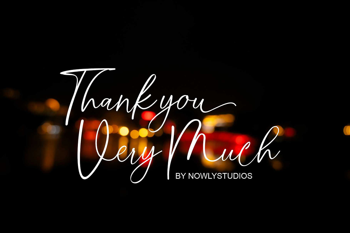 Cutmelani Script, a Script Font by Nowlystudios (Photo 8 of 8)