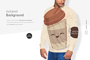 Men Sweatshirt Mockups Set FREE DEMO, a Books & Magazine Mockup by Apparel_Mockups (Thumbnail 11 of 24)