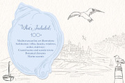 Mediterranean Line Art Collection, a Decorative Illustration by Mio Buono (Thumbnail 2 of 15)