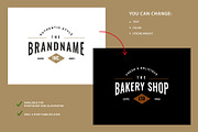 24 retro logotype templates, a Branding & Logo Template by MaryArt (Thumbnail 6 of 7)