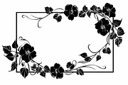 Flower Frame Silhouette Pack, an Illustration by BIPLOB EXPERT (Thumbnail 2 of 9)