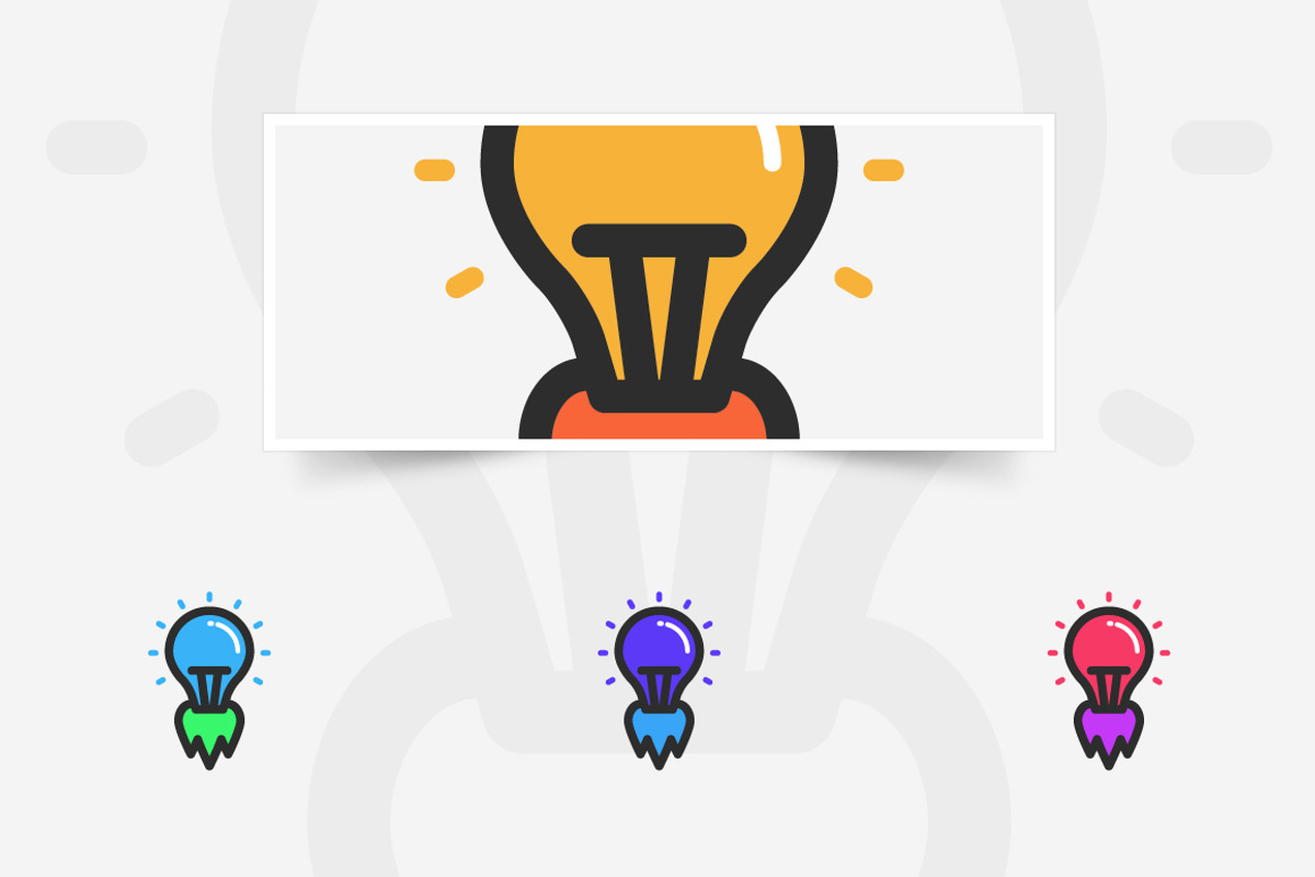 Rocket Idea Logo, a Branding & Logo Template by MAOV (Photo 2 of 5)