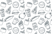 Fastfood set, a Food Illustration by YuliaBiser (Thumbnail 3 of 4)