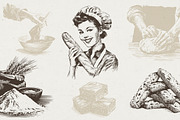 280 Vintage Bakery Illustrations, a Food Illustration by Nocturnal Wolf (Thumbnail 4 of 15)