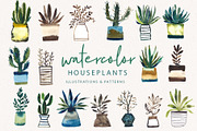 Modern Floral Bundle, an Illustration by Sweet Fig (Thumbnail 2 of 13)