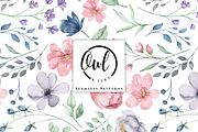 Misty Petal Garden Seamless Pattern, a Pattern Graphic by OwlAndFern (Thumbnail 1 of 12)