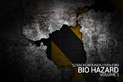 12 Bio Hazard Grunge Backgrounds, a Texture Graphic by Designer Essentials (Thumbnail 5 of 12)