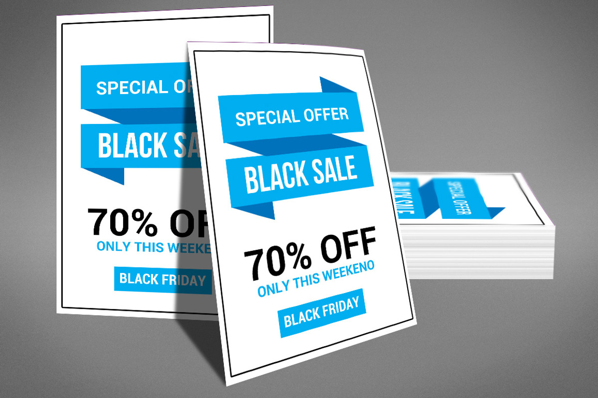 Black Friday Sale Flyer, a Flyer Template by graphicforest (Photo 4 of 4)
