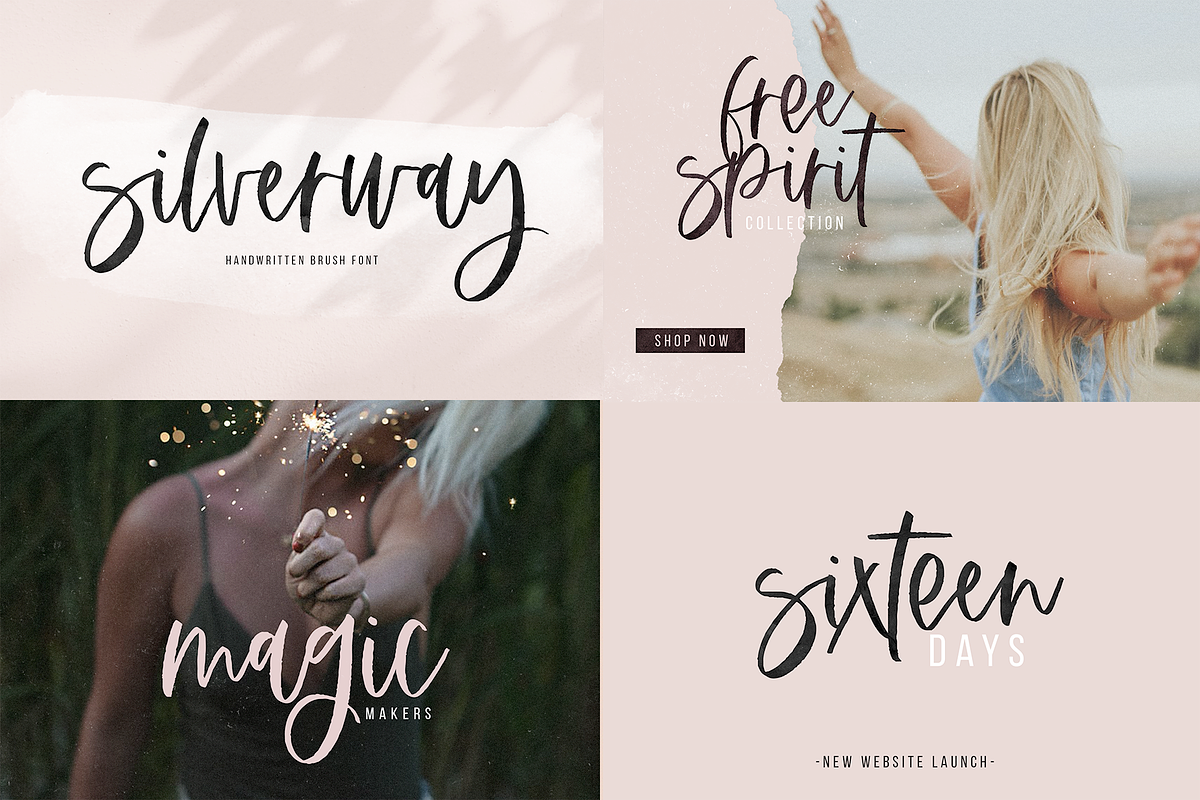 Modern Script FONT BUNDLE, a Script Font by KA Designs