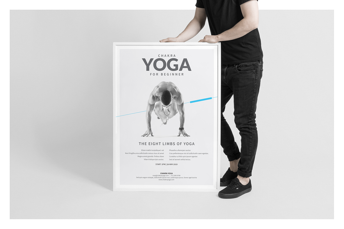 Yoga Classes Flyer, a Flyer Template by BOXKAYU (Photo 6 of 6)