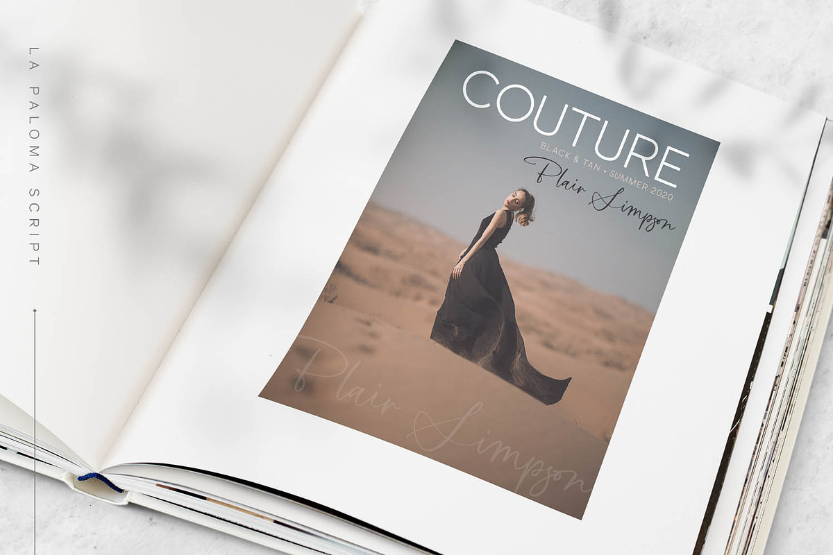La Paloma Script + Catchwords, a Script Font by Callie Rian & Co. (Photo 13 of 21)