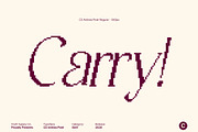 CS Anthea Pixel, a Serif Font by Craft Supply Co. (Thumbnail 2 of 8)