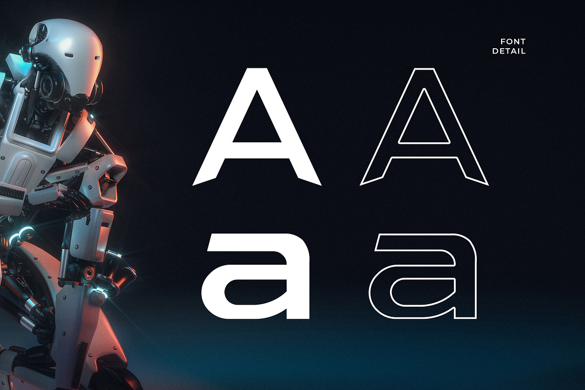 Proxon Sans Serif Modern Font preview 4
