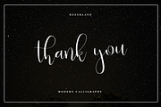 Heeshland - Modern calligraphy font, a Script Font by Quothron (Thumbnail 5 of 5)