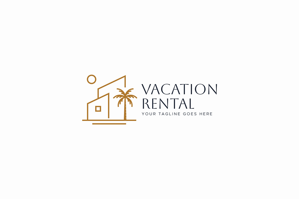 Modern Rental Vacation House Logo, a Branding & Logo Template by Signatoro (Photo 1 of 2)
