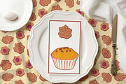 Pies & Pastries patterns clipart, a Food Illustration by Carpet Tapete Pretzel (Thumbnail 12 of 15)