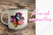 Cowgirl wild west graphic, a Person Illustration by Yelloo Fish (Thumbnail 9 of 29)