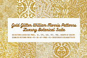 Gold Glitter William Morris Patterns, a Pattern Graphic by ARTOZEN DIGITAL (Thumbnail 1 of 20)
