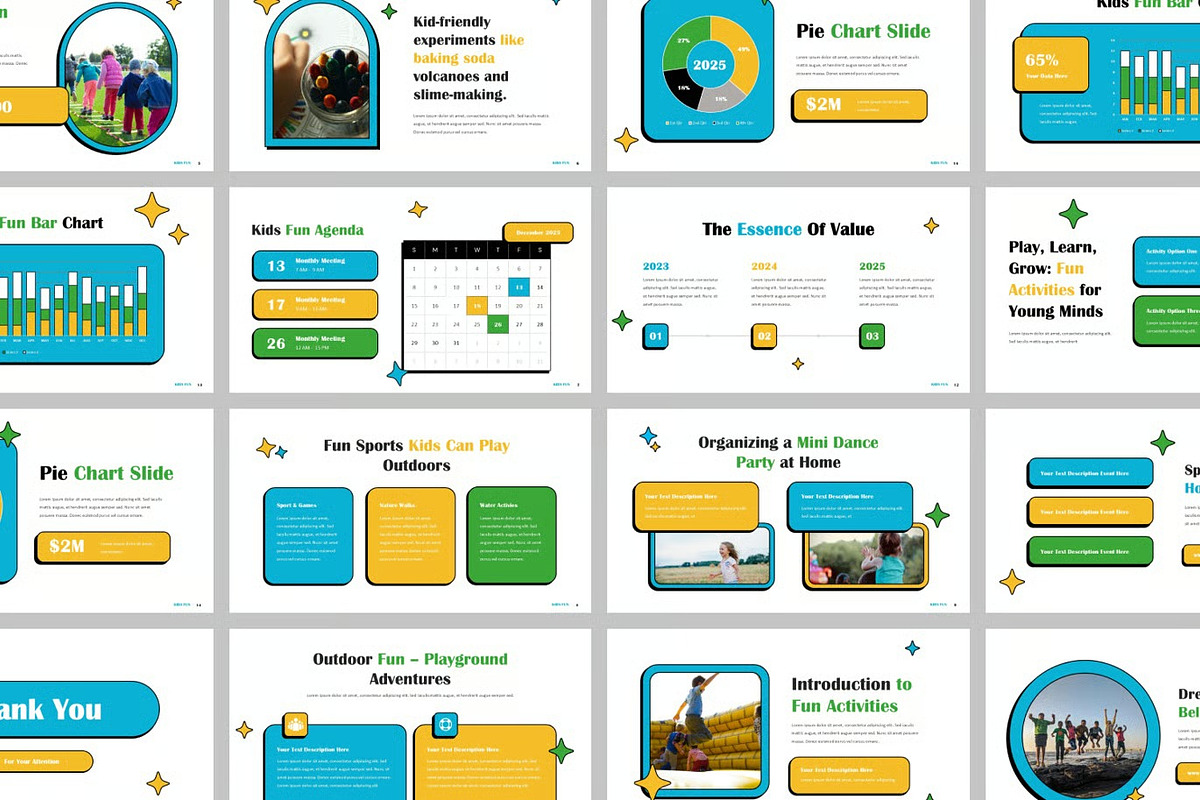 Kids Fun Education Powerpoint, a Presentation Template by Fit-tee (Photo 2 of 2)