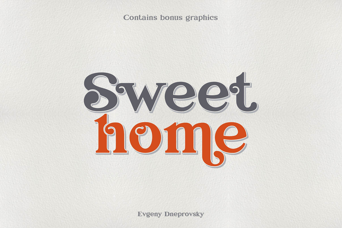 Sweet home, elegant font, a Serif Font by Fractal fonts & graphics (Photo 1 of 8)