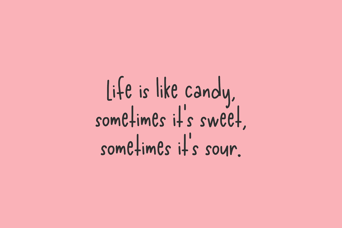 Candy Wrapper - A Handlettered Font, a Sans Serif Font by Beck McCormick (Photo 2 of 10)