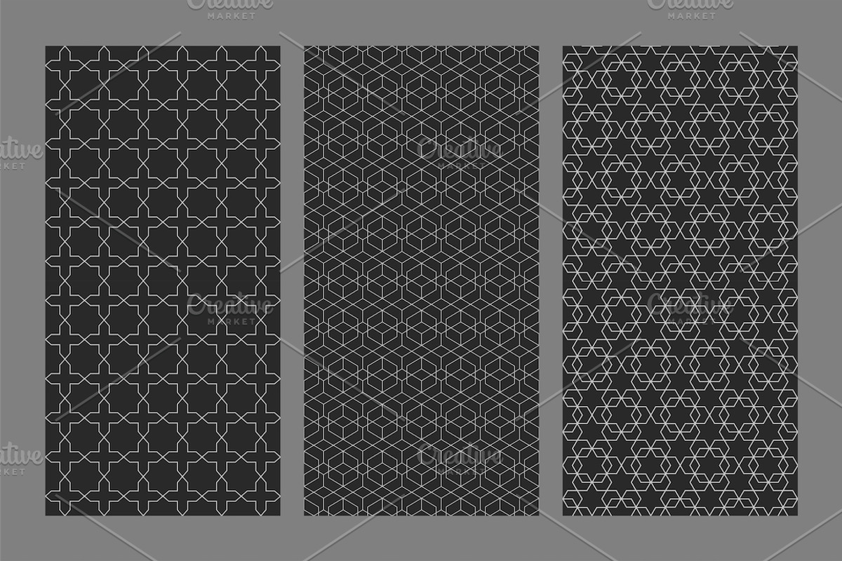 Vector seamless ornamental patterns, a Pattern Graphic by ExpressShop (Photo 5 of 8)