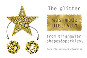 Gold Glitter Patterns, a Pattern Graphic by Amovitania (Thumbnail 5 of 9)