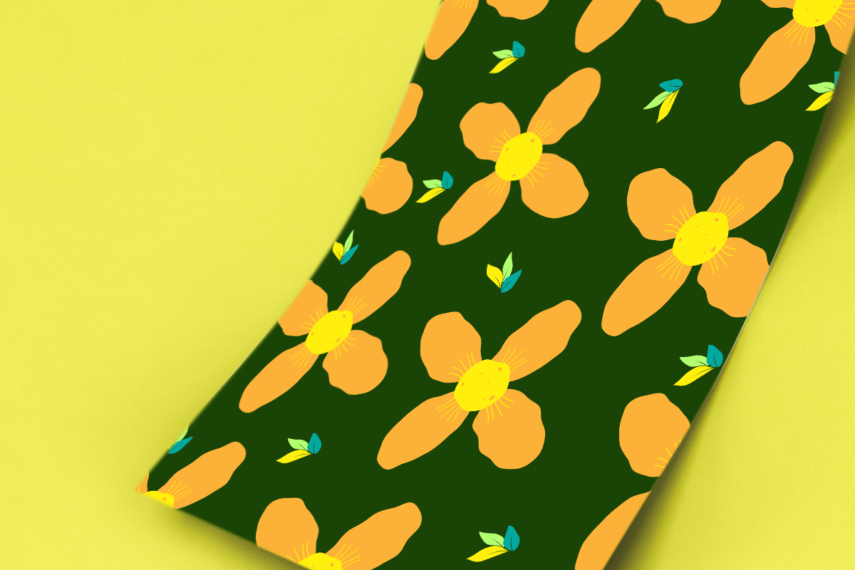 Floral Seamless Pattern Illustration, a Texture Illustration by VL Shop (Photo 8 of 8)