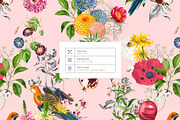 Paradise Florals Prints & Motifs, a Pattern Graphic by TSTUDIO (Thumbnail 3 of 13)