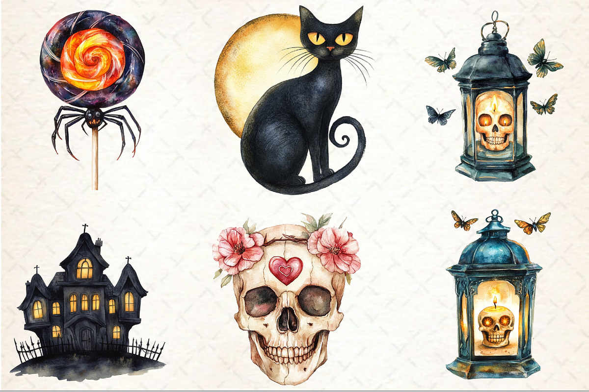 Halloween Designs Clipart, an Illustration by Rose Art (Photo 3 of 7)