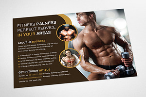 Fitness Postcard