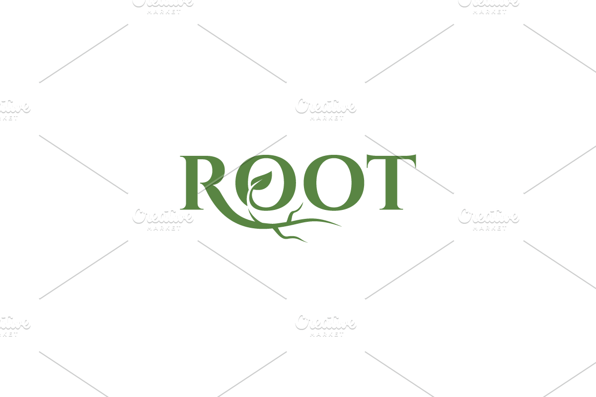 Root Organic Natural Botanical Logo, a Branding & Logo Template by yopie (Photo 3 of 7)