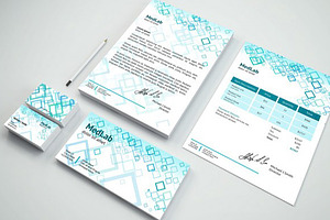 Medlab — Branding Identity Mock-Up