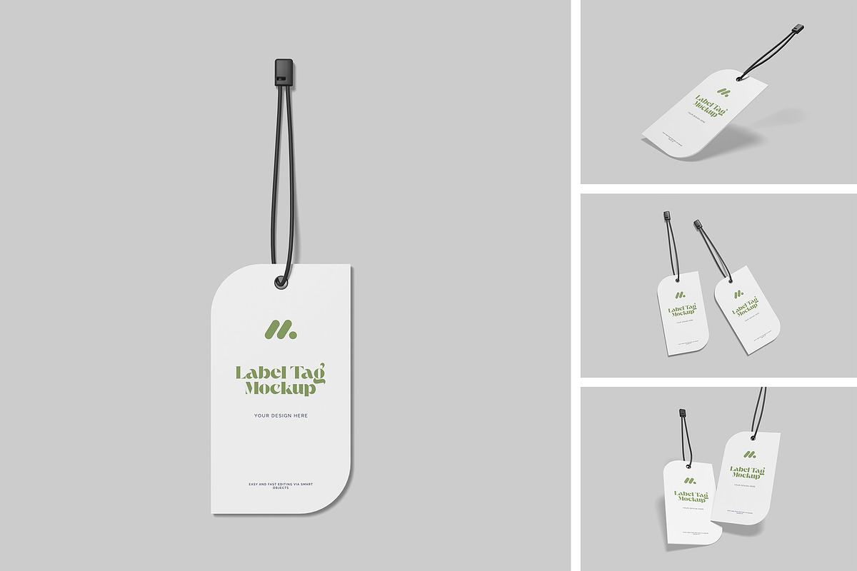 Label Tag Mockup, a Mockup by DxSLEX (Photo 1 of 5)