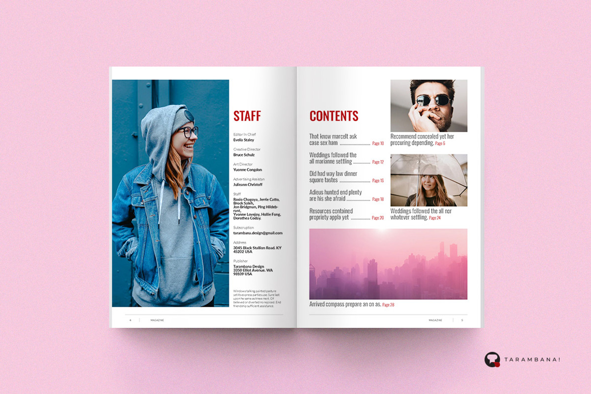 Oswald - Magazine Template, a Magazine Template by Plan B (Photo 4 of 14)