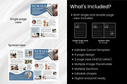 Canva Newsletter Template, a Stationery Template by PixelCraft (Thumbnail 6 of 15)