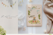SALE Summer baby bear trip clipart, an Animal Illustration by 60secondsArt (Thumbnail 5 of 11)