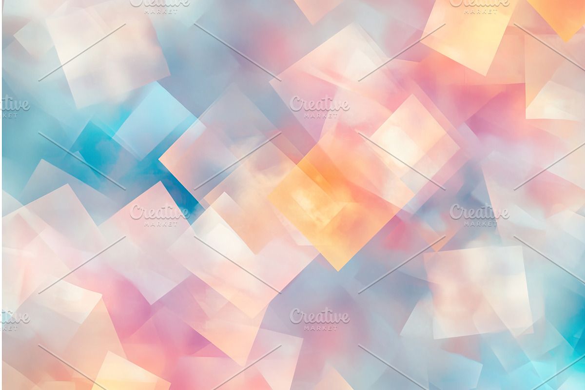 Colorful abstract geometric, an Illustration by Lermont51