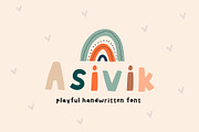 Handwritten cutout font ASIVIK, a Font by Ashiya Pixel (Thumbnail 11 of 11)