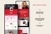 Bold Red Showit Template for Coaches, a Websites & App Template by Row Creative (Thumbnail 2 of 10)
