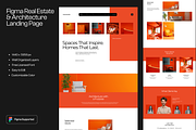 Figma Real Estate Landing Page, a Landing Page Template by Musara (Thumbnail 1 of 5)