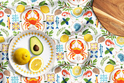 Sun and Sea. Vector Summer Patterns, a Pattern Graphic by Molly art (Thumbnail 8 of 21)