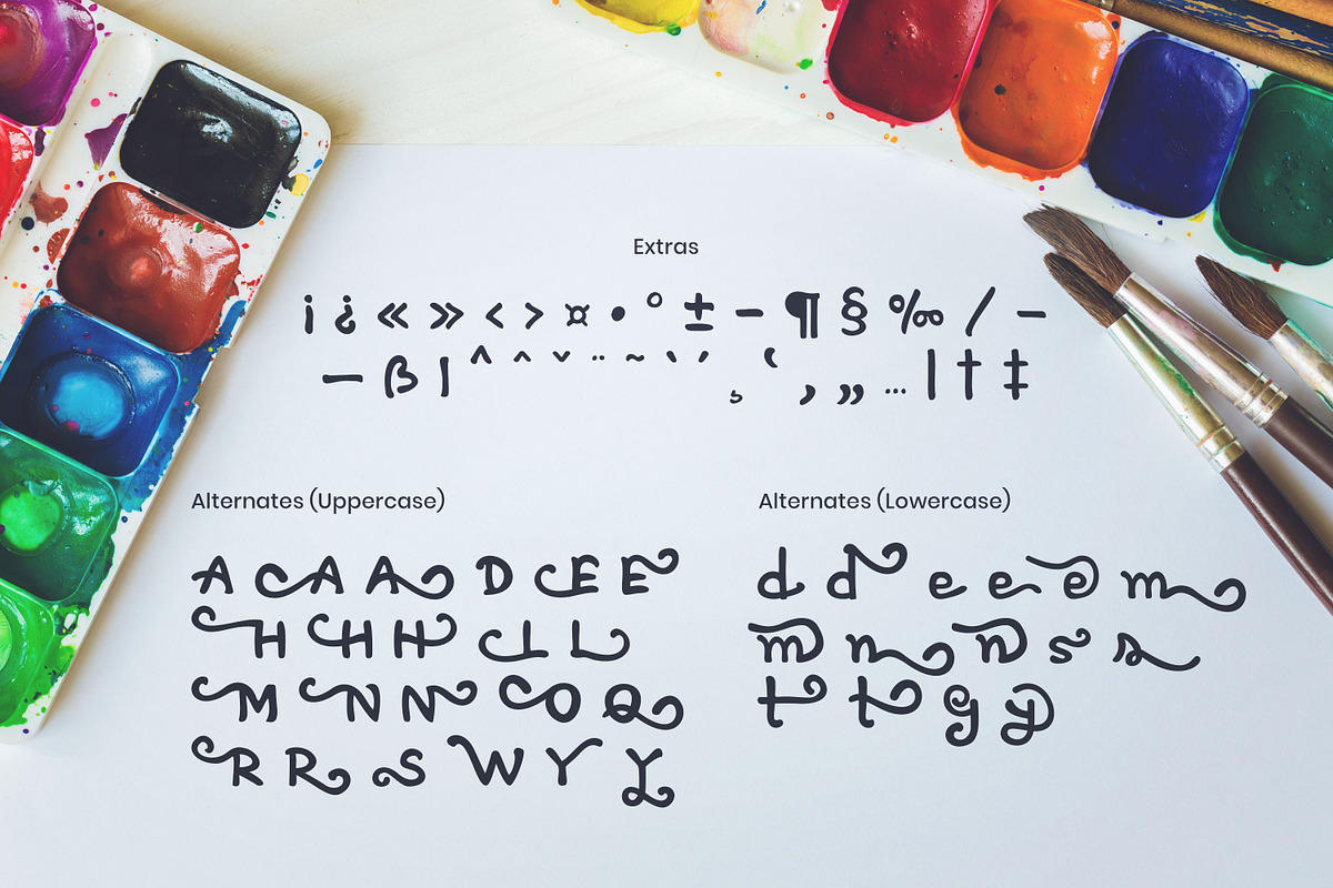 Artless - Handwritten Font, a Sans Serif Font by Artbeaut (Photo 6 of 10)