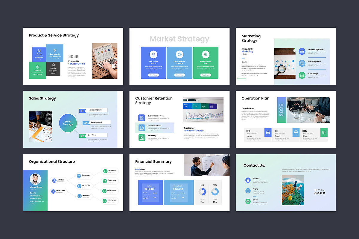 Business Strategy Presentation preview 4