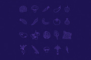 20 fresh vegetable icons for $5, an Icon by Babic Goran (Thumbnail 3 of 3)
