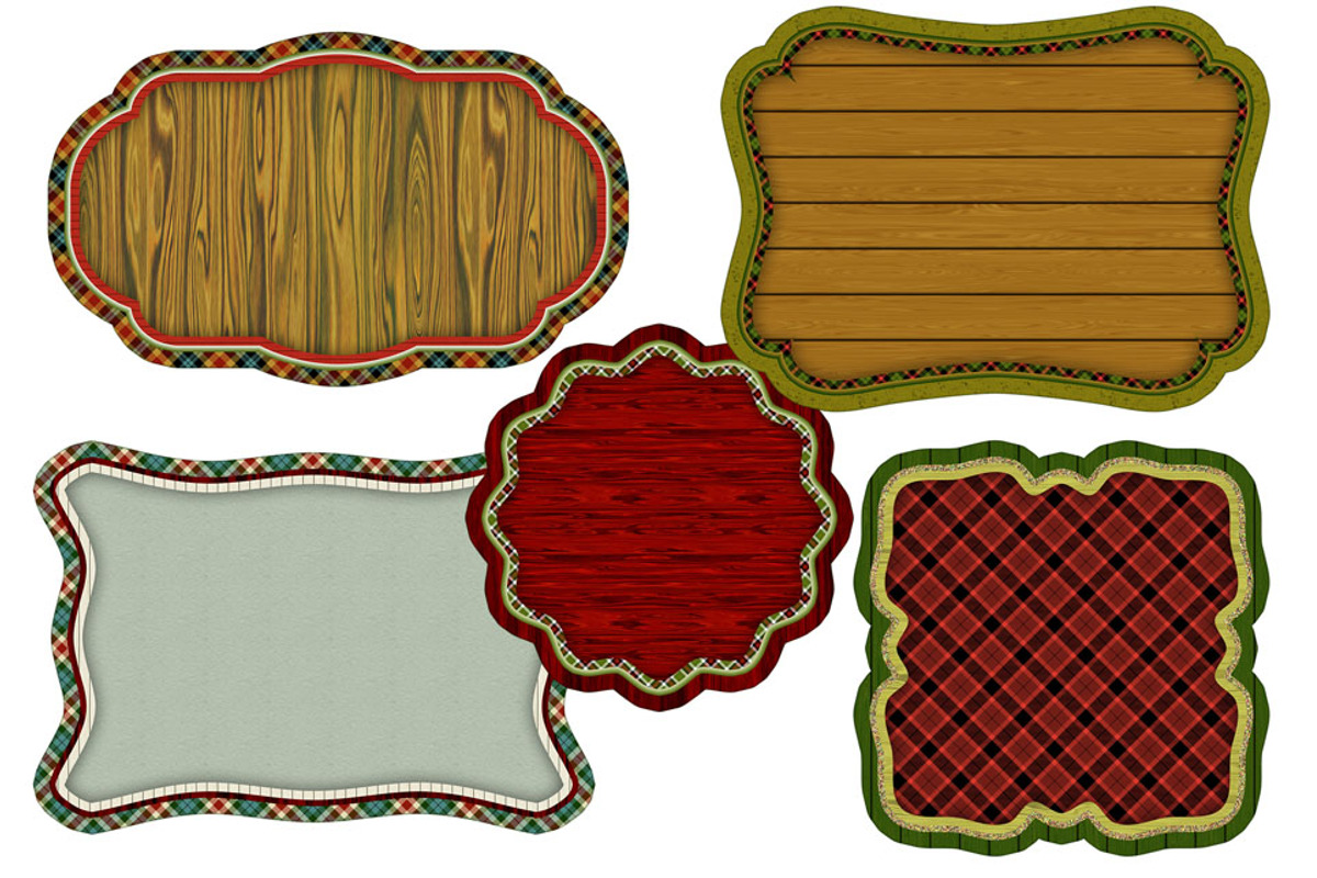 Vintage Christmas Frames and Borders, an Object Graphic by Skritch Studio (Photo 2 of 4)