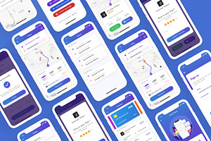 Ovlet - Taxi Mobile App UI Kit