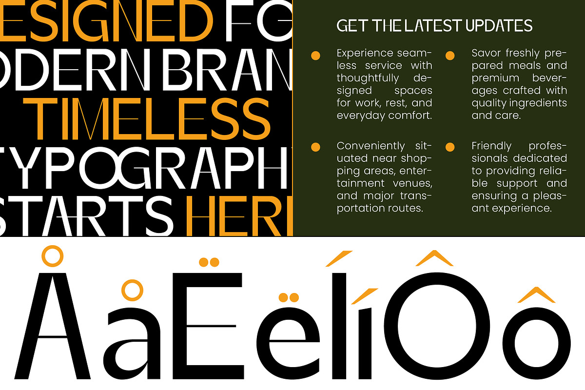 Zanithe Modern Geometric Sans Serif, a Sans Serif Font by timelesstype.co (Photo 3 of 10)